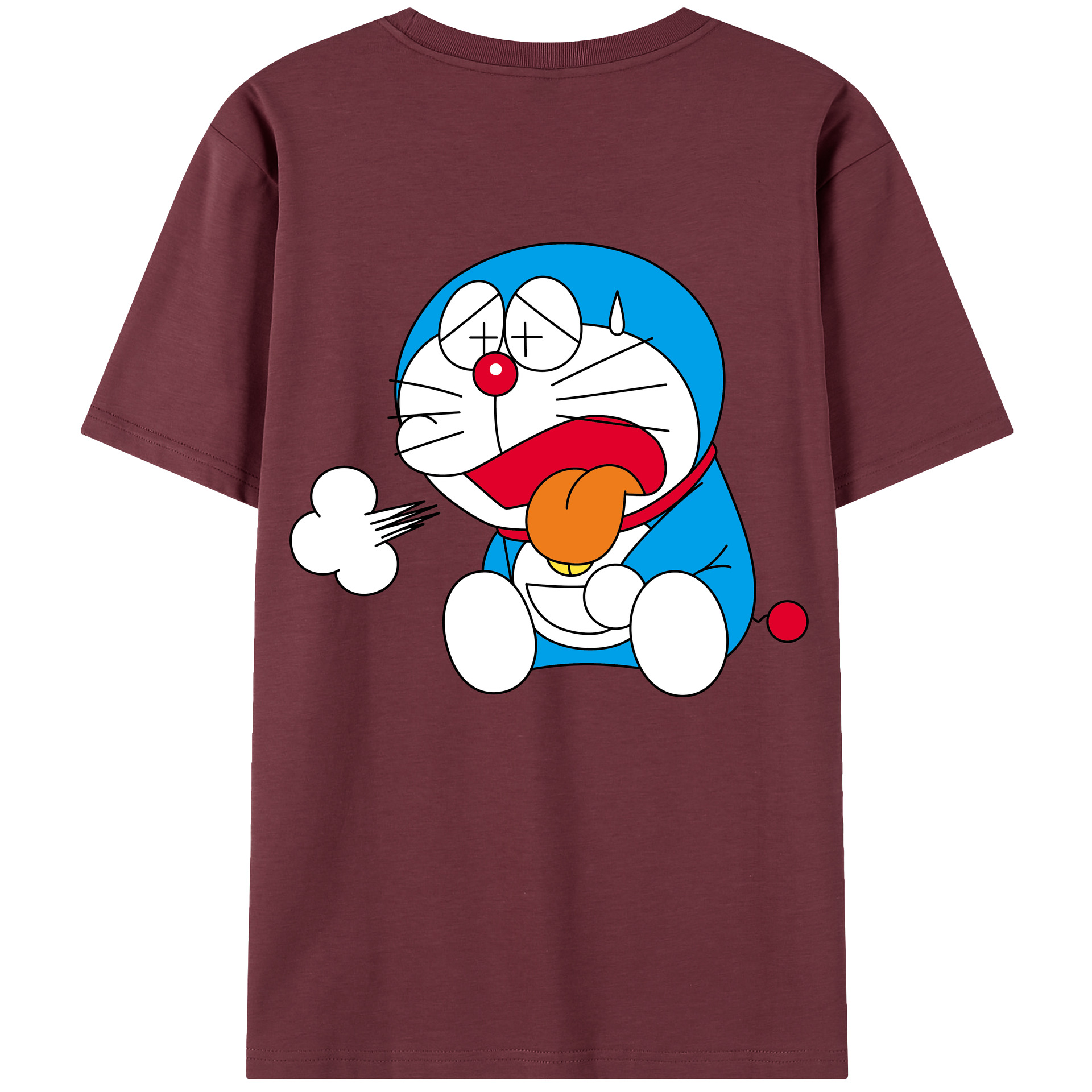 （画像用） ドラえもん Doraemon 綿100％半袖Tシャツ（背面プリント）